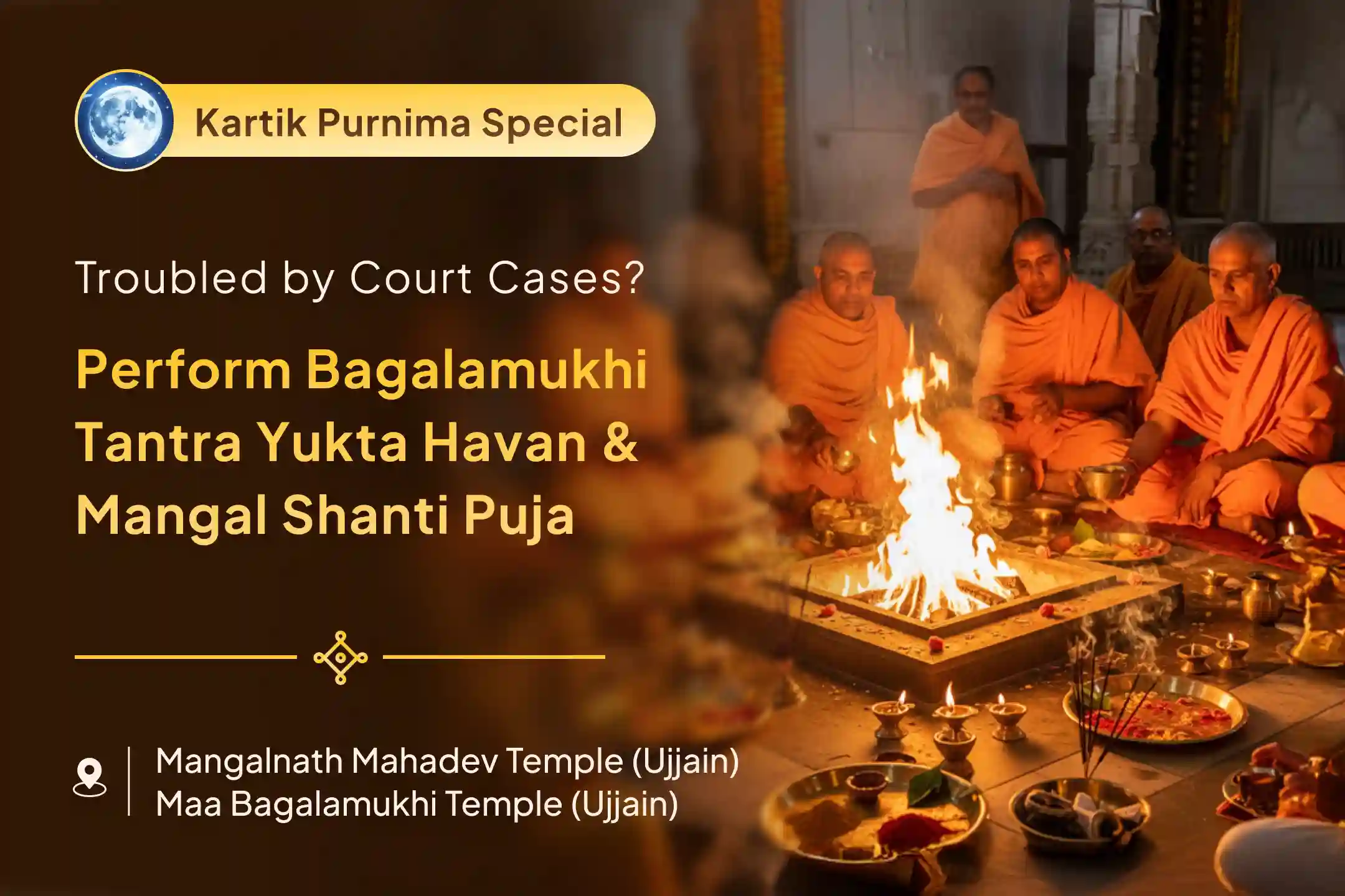 ✨ A special Purnima Anushthan of Maa Bagalamukhi and Lord Mangal