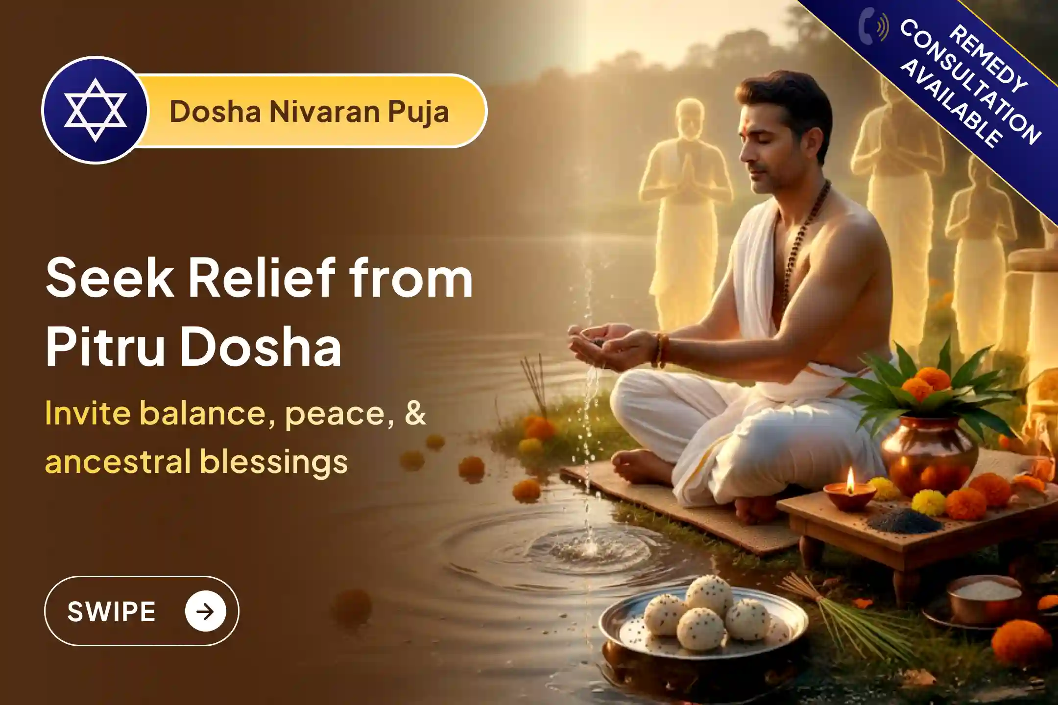 Ptiru 🔱 Found Pitru Dosha in your chart? This Pitru Dosha Shanti Puja is ...